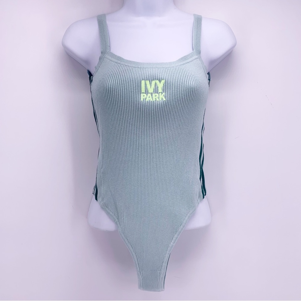 Beyonce Ivy Park Adidas Mint Green Bodysuit Womens Size Medium